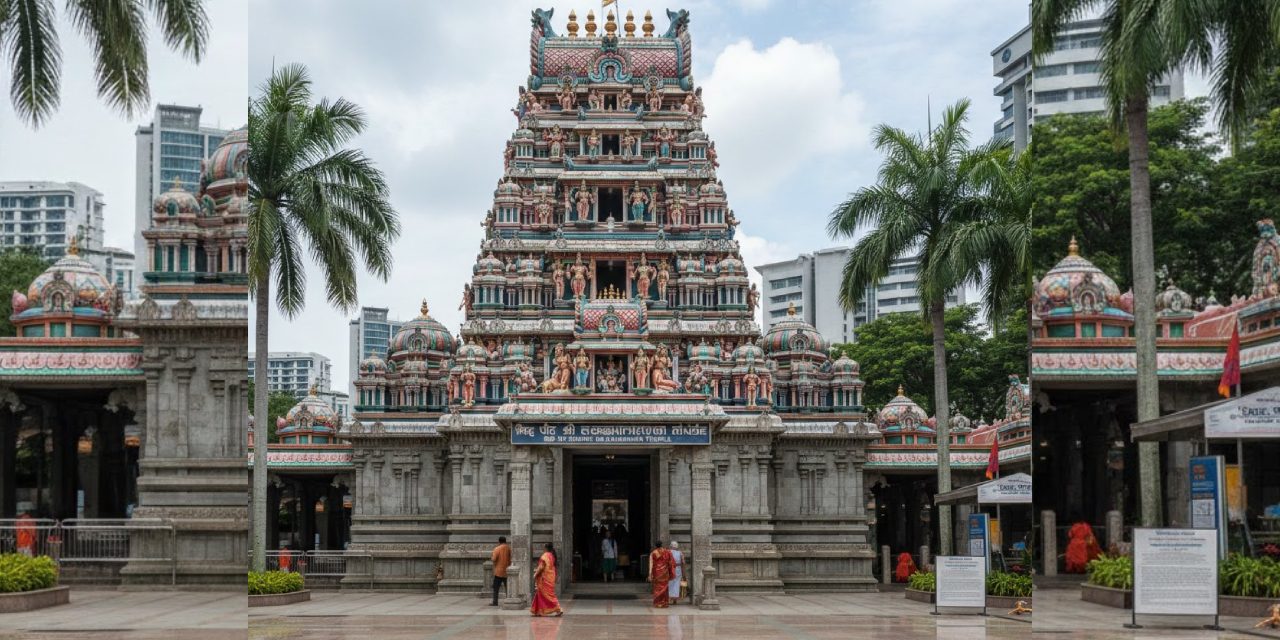 சிங்கை ஸ்ரீ லக்ஷ்மிநாராயண் கோயில்.. 56 ஆண்டுகளுக்குப் பிறகு நடந்த கோலாகல கும்பாபிஷேகம்..!