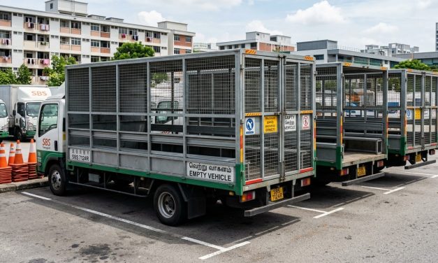 சிங்கை.. தொழிலாளர்களை ஏற்றி செல்ல கூண்டு வைத்த வண்டிகளுக்கு போடப்பட்ட தடை.. சில நிறுவனங்கள் அதிருப்தி..!