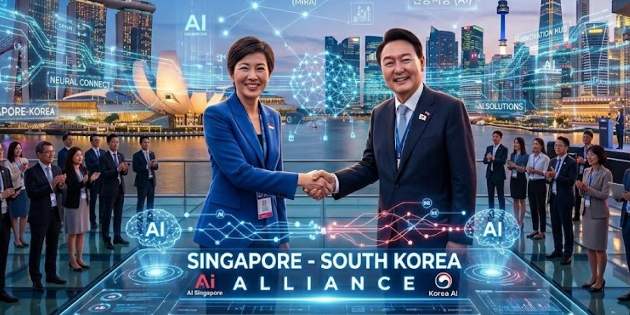 அமெரிக்கா & சீனாவிற்கு சவால்விடும் சிங்கை.. தென்கொரியாவுடன் போடப்பட்ட மிக முக்கிய ஒப்பந்தம்..!