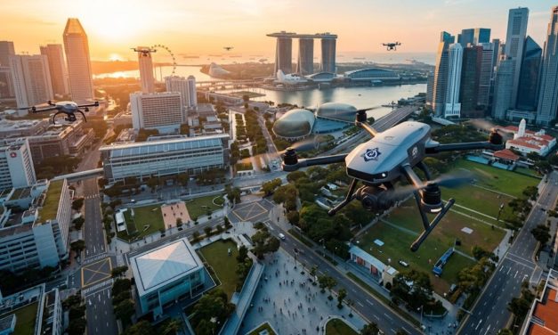 “போலீஸ் வருவதற்கு முன்பே ஸ்பாட்டுக்கு வரும் டிரோன்கள்..! சிங்கப்பூரின் மாஸ் டெக்னாலஜி!”