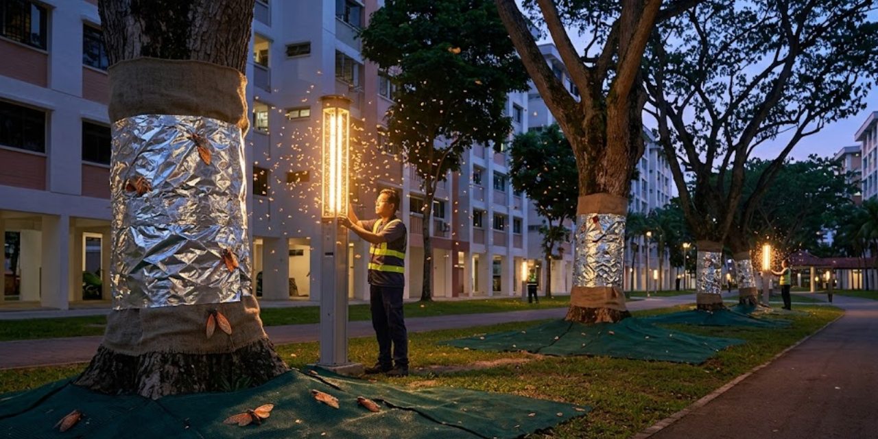 கொசு தொல்லைக்கு நடுவில் சிங்கப்பூரில் படையெடுக்கும் சிக்காடா பூச்சிகள்.. களத்தில் இறங்கிய பணிக்குழு..!